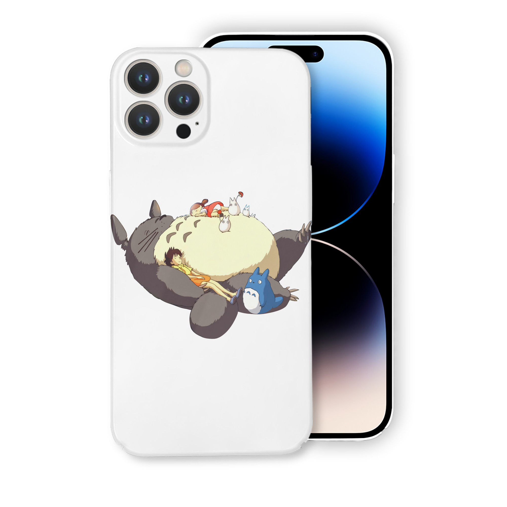 （画像用） となりのトトロ 草壁メイ 草壁サツキ My Neighbor Totoro Satsuki Kusakabe Mei Kusakabe 【iPhone 14シリーズ対応】ハードケース